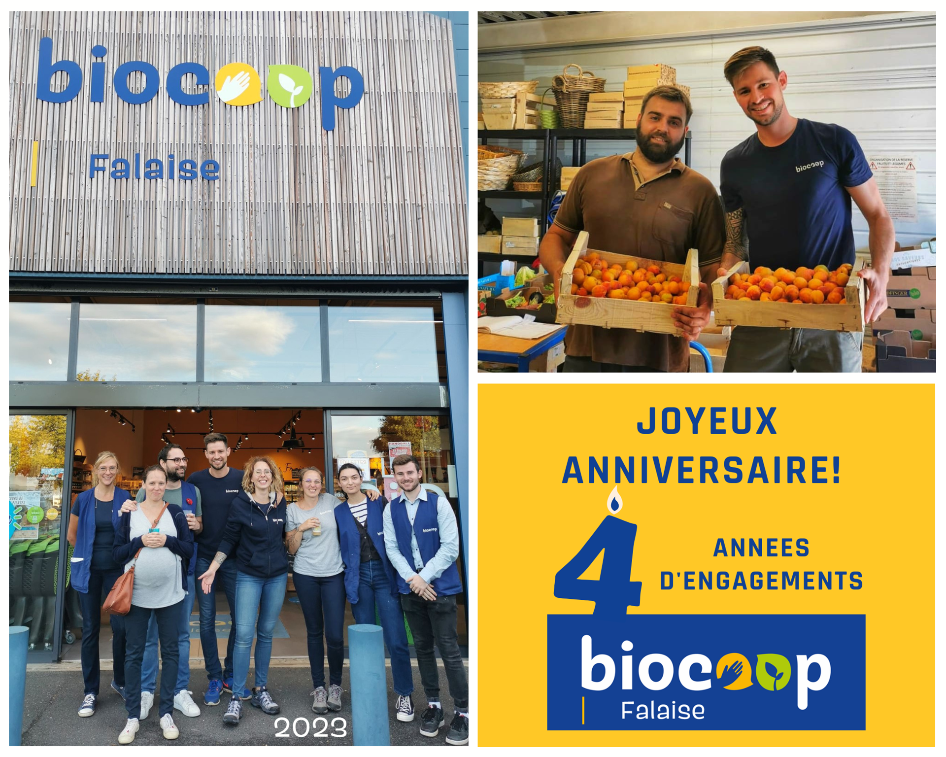 Joyeux anniversaire Biocoop Falaise : 4 ans ! 