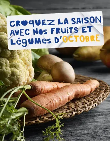 Découvrez notre calendrier de saisonnalité d'Octobre 2026 ! Découvrez notre calendrier de saisonnalité d'Octobre 2026 !